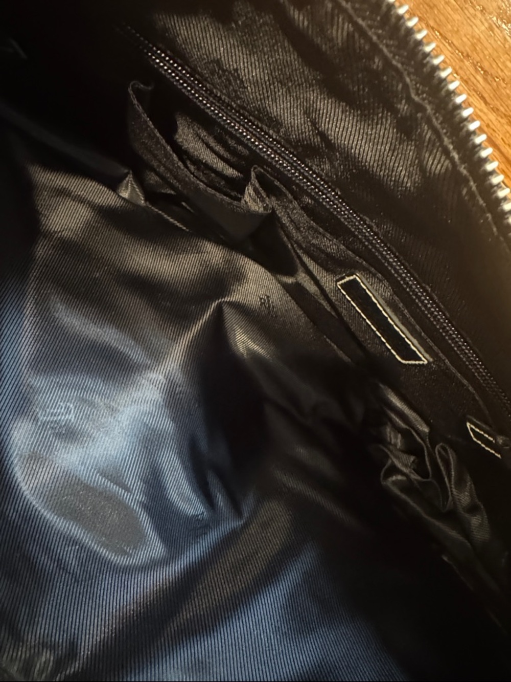LAUREN Ralph Lauren Black Leather Hobo Shoulder Bag - Picture 8 of 13
